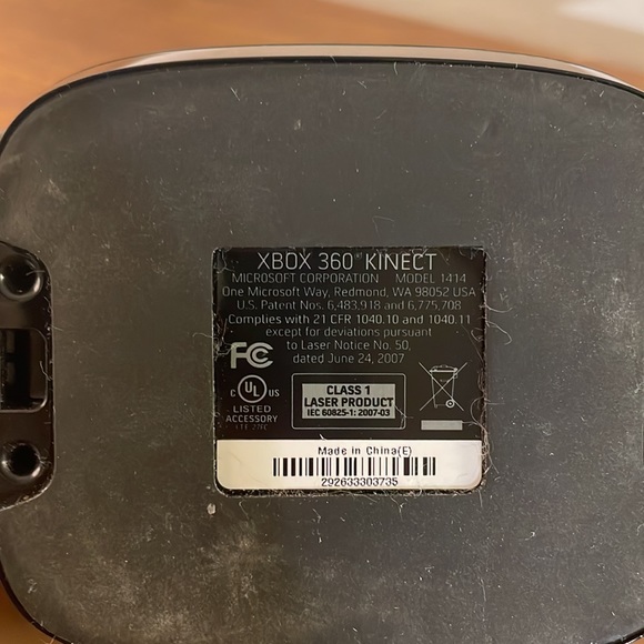 Genuine Microsoft XBOX 360 Kinect Sensor Bar Model 1414 Black - Picture 6 of 6